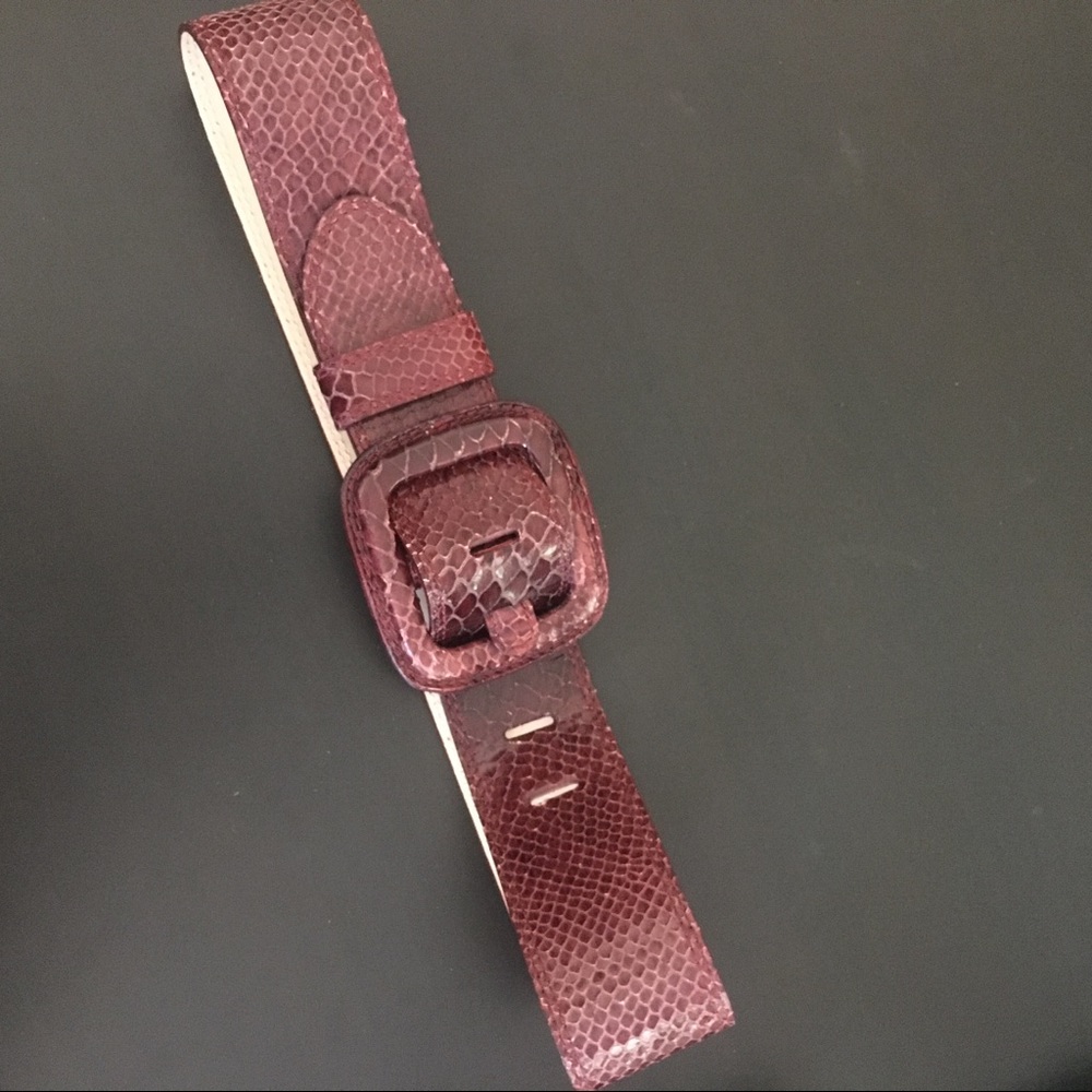 Banana Republic XS 36” snakeskin leather belt